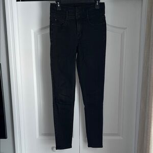 Ann Taylor Classic Black Skinny Jeans High Waist